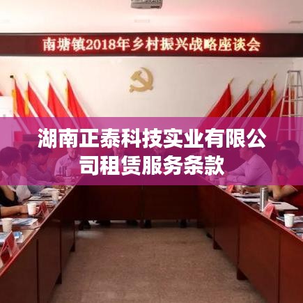 湖南正泰科技租赁服务条款详解
