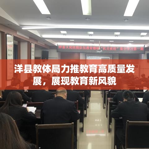洋县教体局力推教育高质量发展，展现教育新风貌
