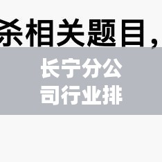 长宁分公司行业排名及发展趋势深度解析