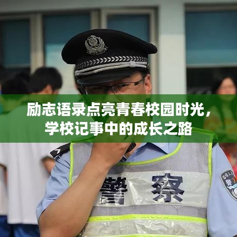 励志语录点亮青春校园时光，学校记事中的成长之路