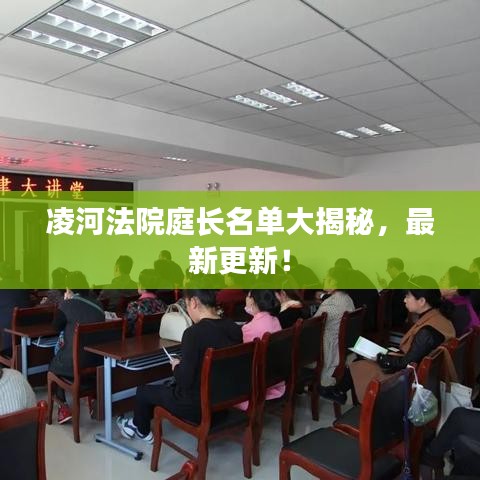 凌河法院庭长名单大揭秘，最新更新！