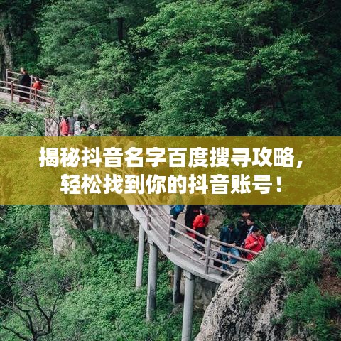 揭秘抖音名字百度搜寻攻略，轻松找到你的抖音账号！