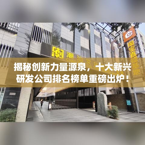 揭秘创新力量源泉，十大新兴研发公司排名榜单重磅出炉！