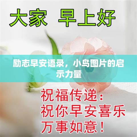 励志早安语录，小鸟图片的启示力量