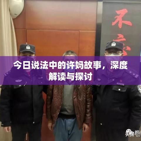 今日说法中的许妈故事，深度解读与探讨