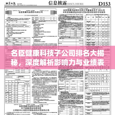 名臣健康科技子公司排名大揭秘，深度解析影响力与业绩表现！