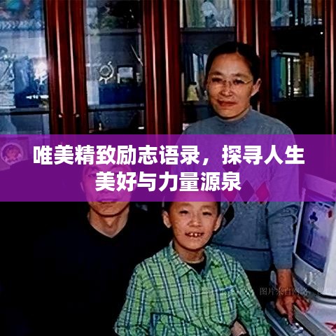 唯美精致励志语录，探寻人生美好与力量源泉