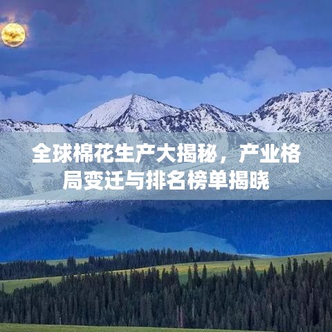 全球棉花生产大揭秘，产业格局变迁与排名榜单揭晓