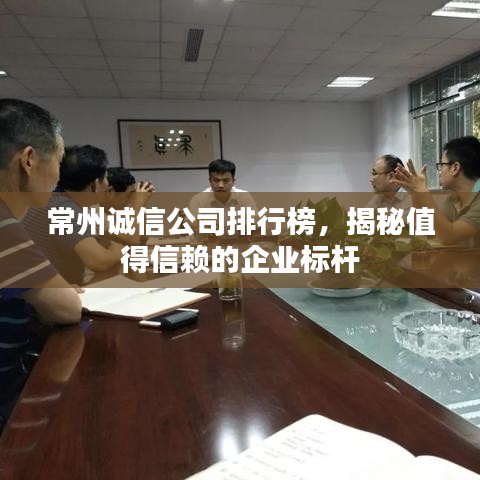 常州诚信公司排行榜，揭秘值得信赖的企业标杆