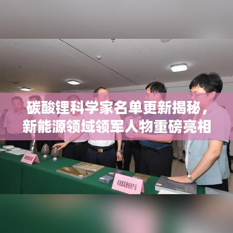 碳酸锂科学家名单更新揭秘，新能源领域领军人物重磅亮相！