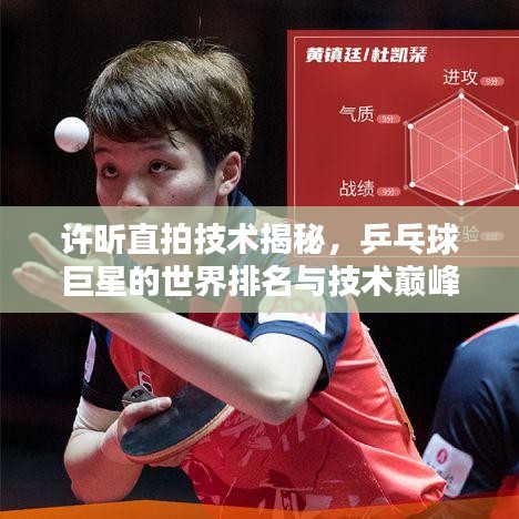 许昕直拍技术揭秘，乒乓球巨星的世界排名与技术巅峰