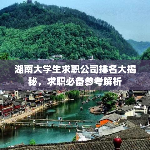 湖南大学生求职公司排名大揭秘，求职必备参考解析