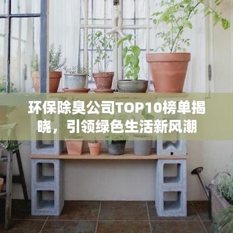 环保除臭公司TOP10榜单揭晓，引领绿色生活新风潮