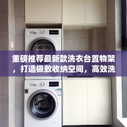 重磅推荐最新款洗衣台置物架，打造极致收纳空间，高效洗衣新体验（2024全新展示）