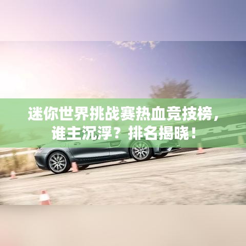 迷你世界挑战赛热血竞技榜，谁主沉浮？排名揭晓！