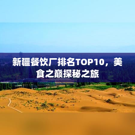 新疆餐饮厂排名TOP10，美食之巅探秘之旅