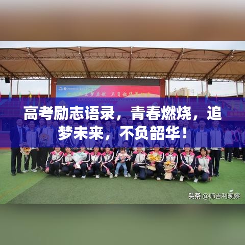 高考励志语录，青春燃烧，追梦未来，不负韶华！