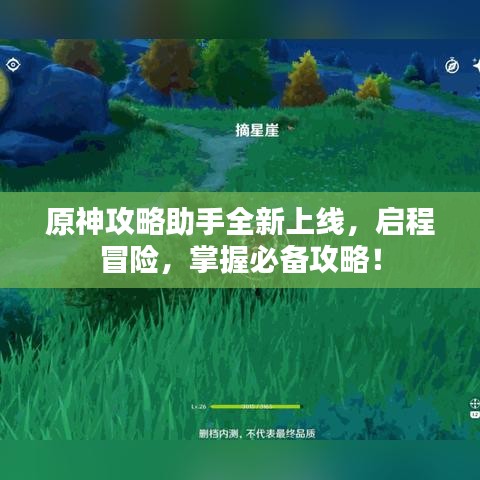 原神攻略助手全新上线，启程冒险，掌握必备攻略！