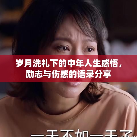岁月洗礼下的中年人生感悟，励志与伤感的语录分享