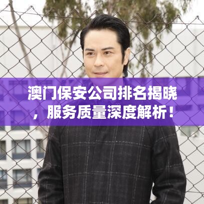 澳门保安公司排名揭晓，服务质量深度解析！