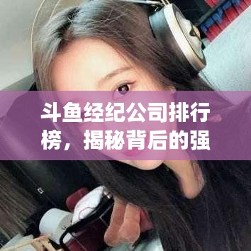 斗鱼经纪公司排行榜，揭秘背后的强大力量！